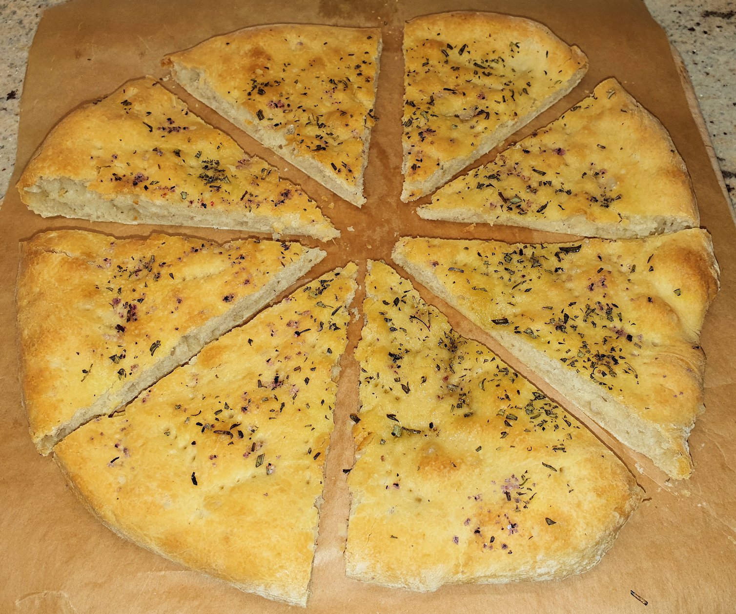 Focaccia mit Rosmarin